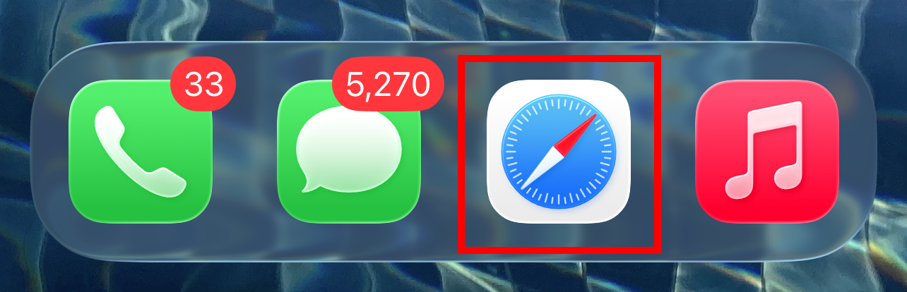 △iOS版默认浏览器